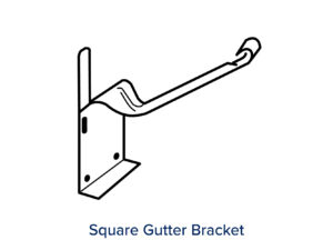 Square A Line Gutter Brackets