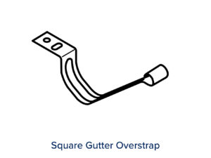 SQUARE A LINE GUTTER STIFFENER BRACKETS