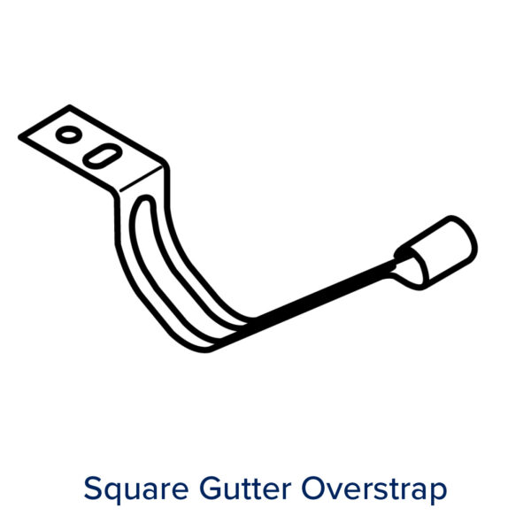 EMLINE® SQUARE GUTTER OVERSTRAPS