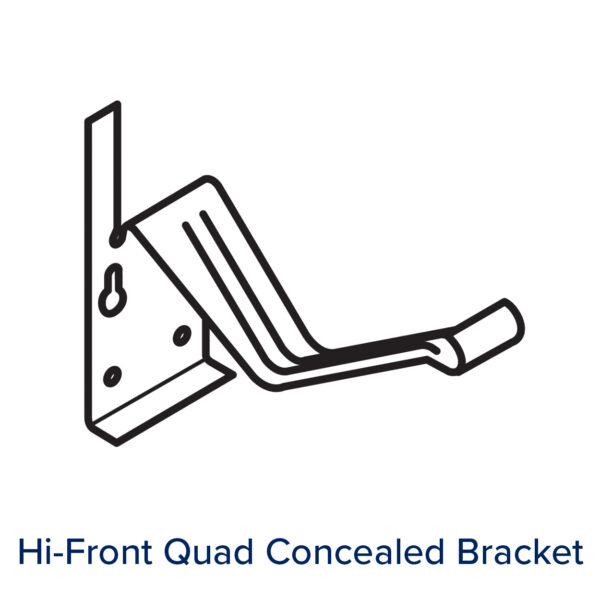HI FRONT QUAD CONCEALED BRACKETS