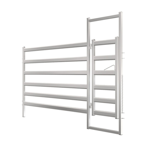 2.1m Budget Cattle Rail Manway Gate and Panel