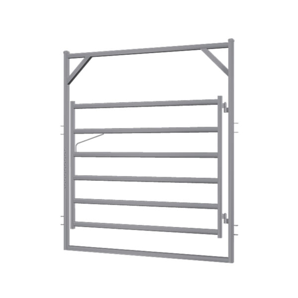2.1m Budget Premier Rail Gate in Frame