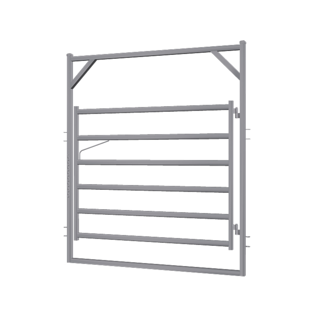 2.1m Budget Premier Rail Gate in Frame