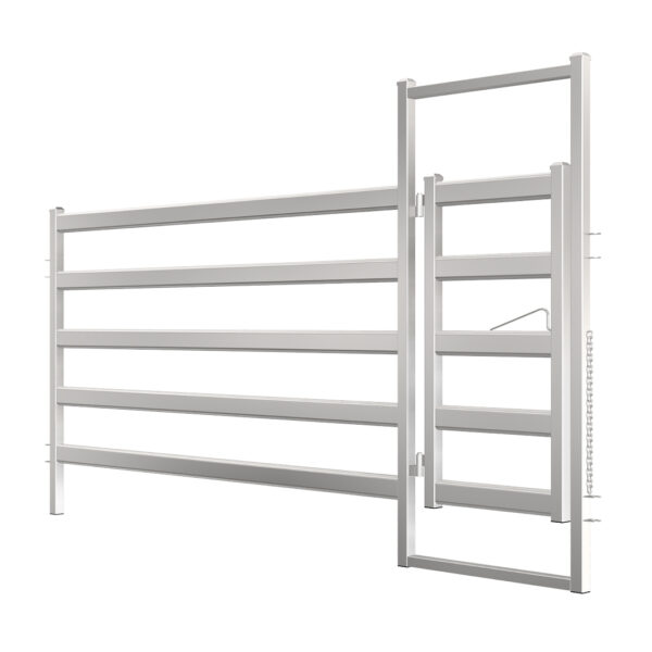 3.0m Budget Bull Rail Manway Gate and Panel