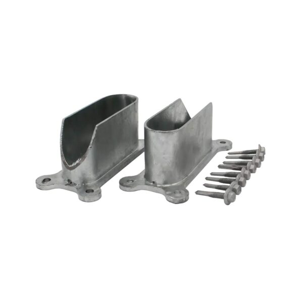 Cattle Rail End Bracket Kit - Flat