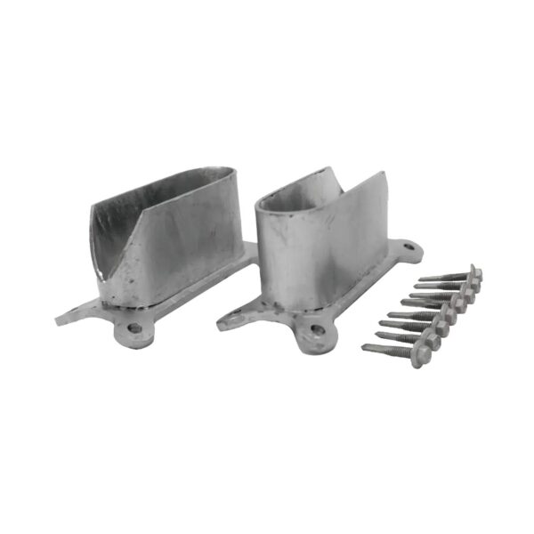Cattle Rail End Bracket Kit - Round