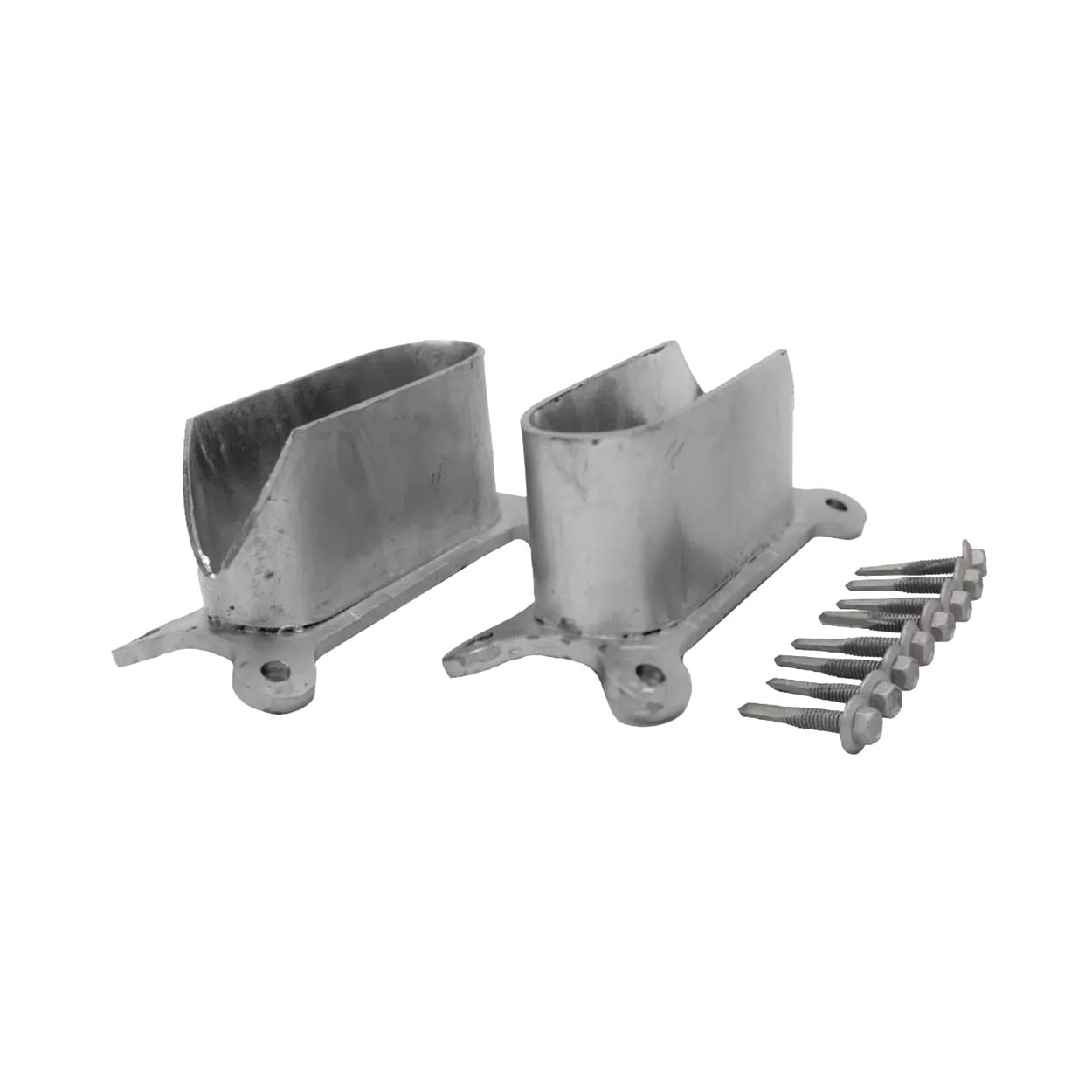 Cattle Rail End Bracket Kit - Round