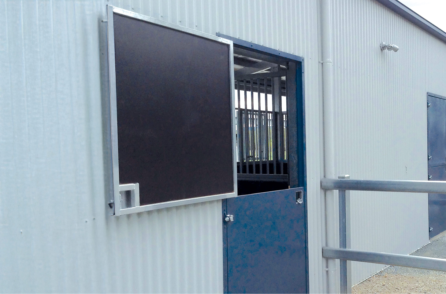 Horse Stable Day Yard Door